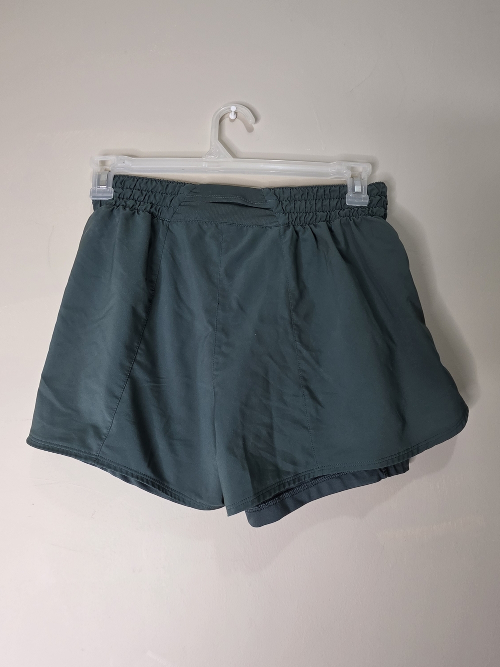Nike Dri-FIT Athletic Shorts Womens Medium Green Running Lined - Picture 10 of 10